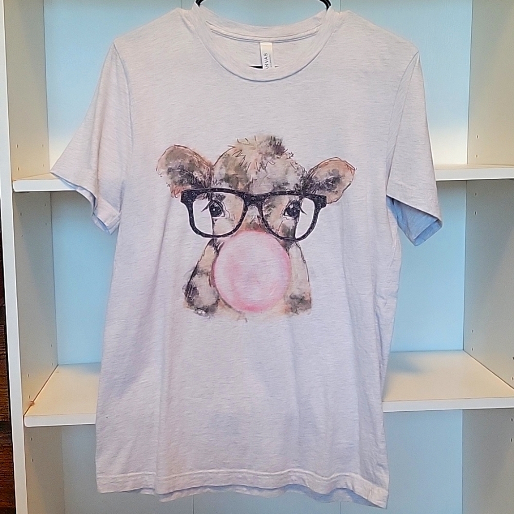 Cute boutique cow shirt